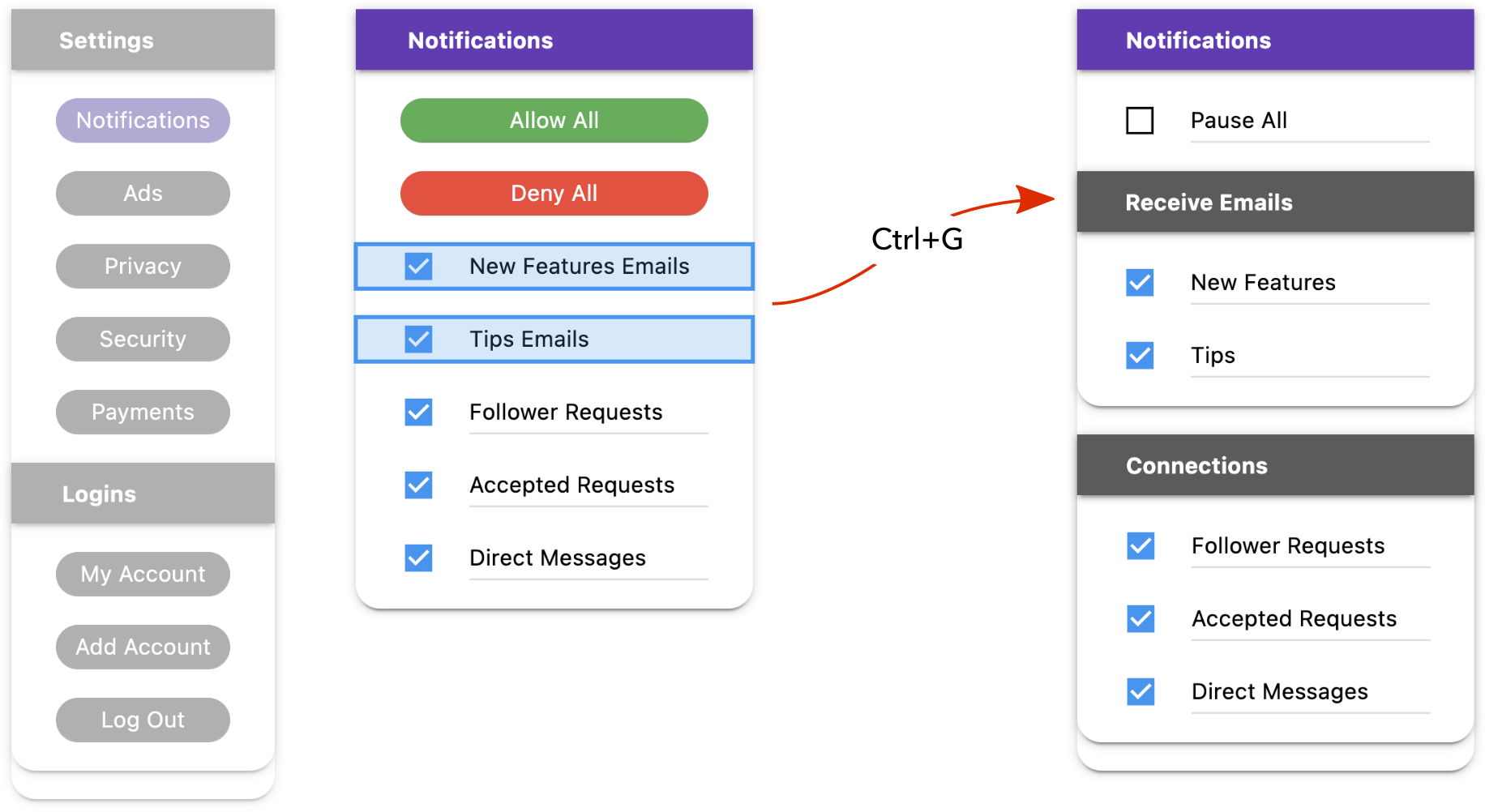 Explore Alternatives UI Redesign